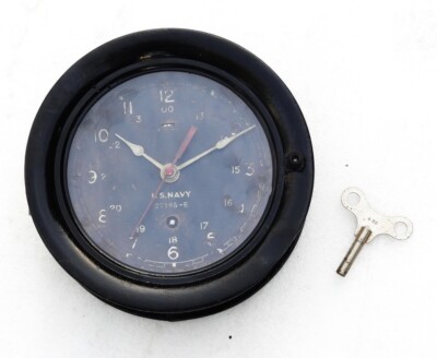 ANTIQUE SETH THOMAS US NAVY 27015-E MARINE SHIPS BAKELITE DECK