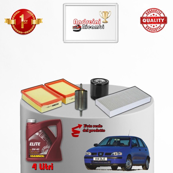 Inspektionskit Filter Und ÖL Seat Ibiza III 1.0 37KW 50CV 1999->-image