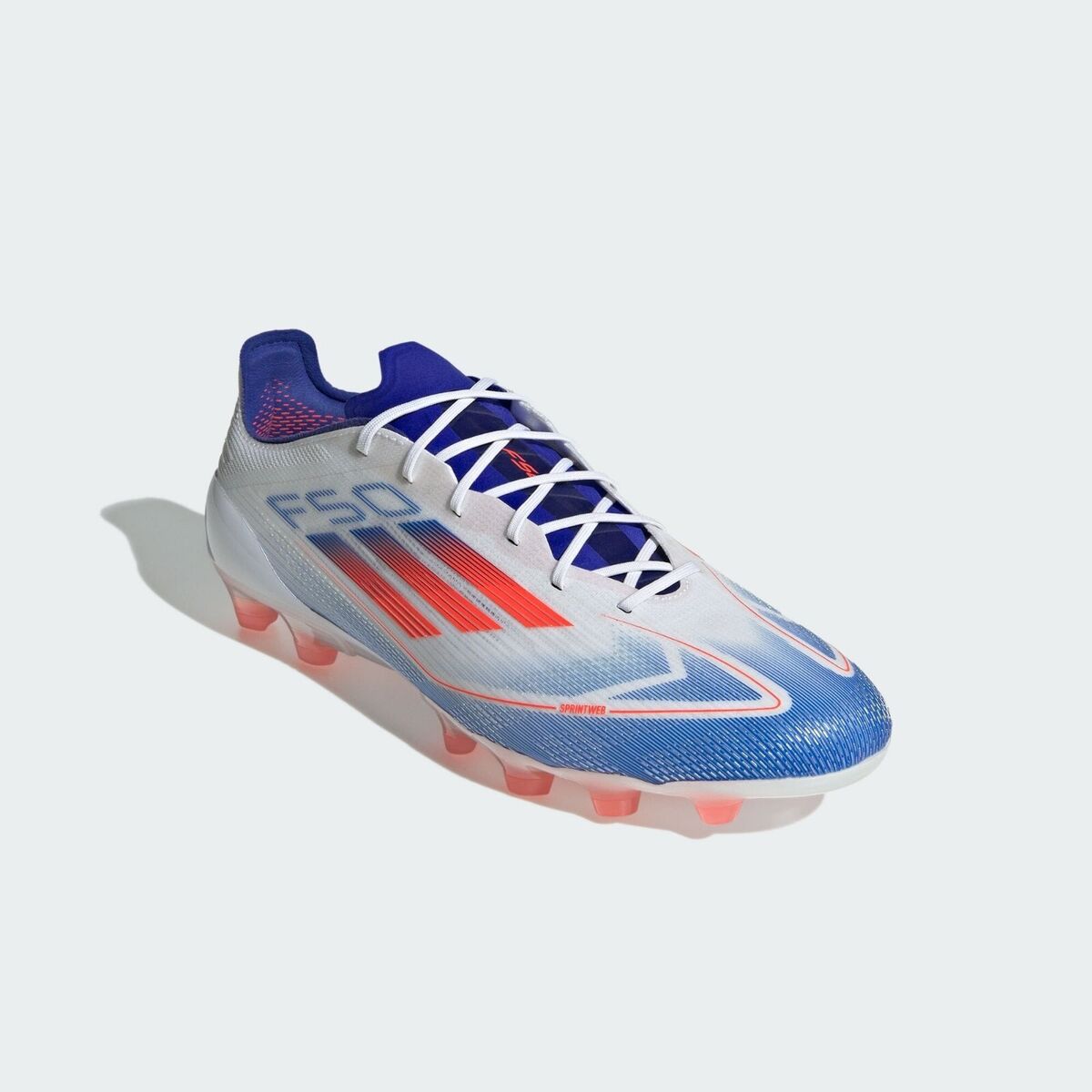 adidas F50 Elite HG/AG White Solar Red Rucid Blue IF1312 adidas F50 Elite HG/AG White Solar Red Rucid Blue IF1312
