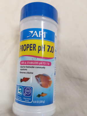 API Proper pH 7.0 Powder 8.8oz Sets and Stabilizes Freshwater Aquarium