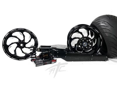 360 FAT TIRE KIT BLACK CONTRAST SAMURAI WHEELS 12-20 KAWASAKI