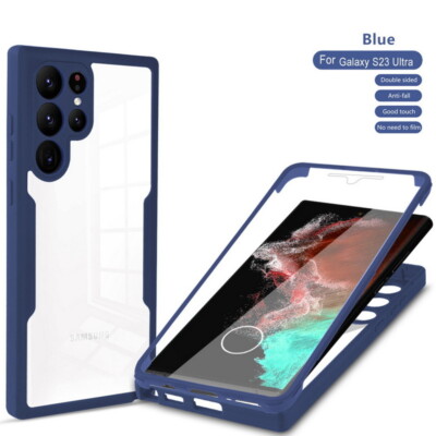 Full TPU Case Handy Hülle 360 Grad Schutz Hülle Handy Tasche Cover Schale Klar