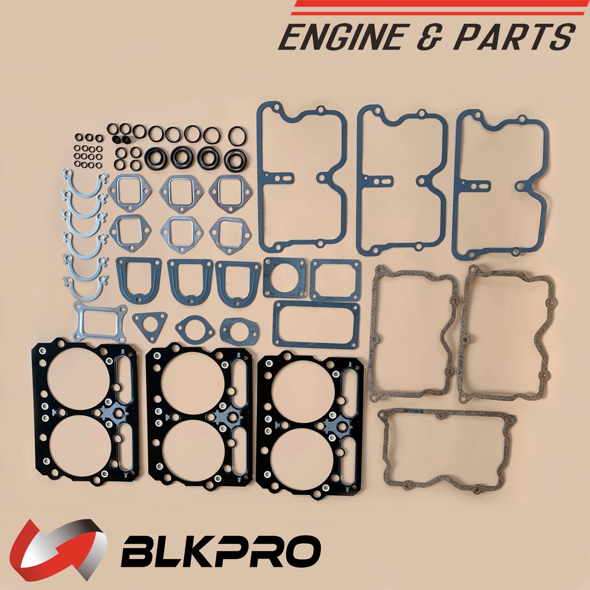 トップス kskmyt5914 Upper head Gasket set Kit for Cummins N14 N855 NTA 855 NTC