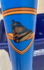 58cm MEDICI El Dorado w/World stripes & Camino Real Bell logo  Campy Drops _ USA