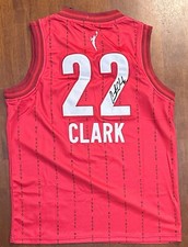 Caitlin Clark Indiana Fever Nike RED STITCHED FACSIMILE SIGNED AUTO JERSEY YOUTH