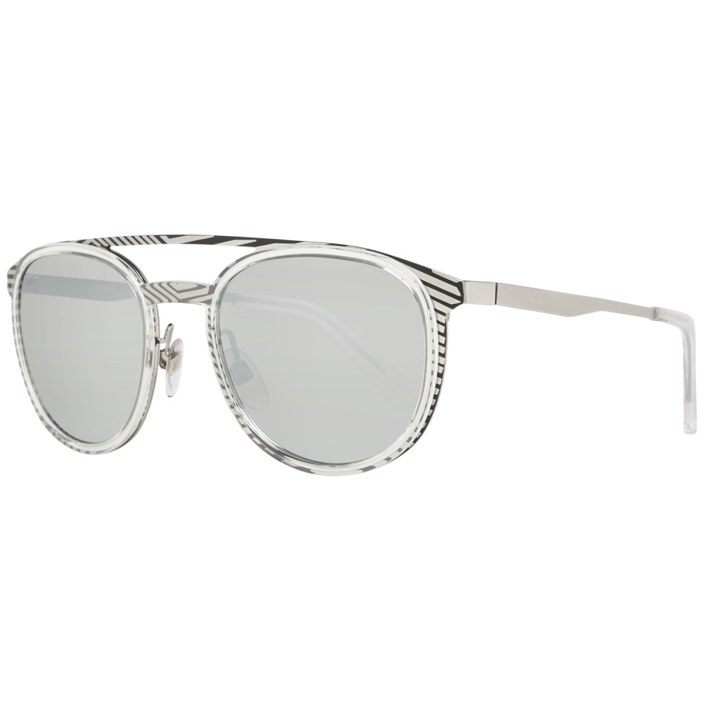 Diesel DL 0293 20C Silver Round Mirrored Plastic Sunglasses Frame 53-20-140 23890₽