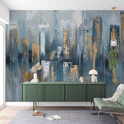 3D Abstract Wood Texture Self-adhesive Removable Wallpaper Murals 51
