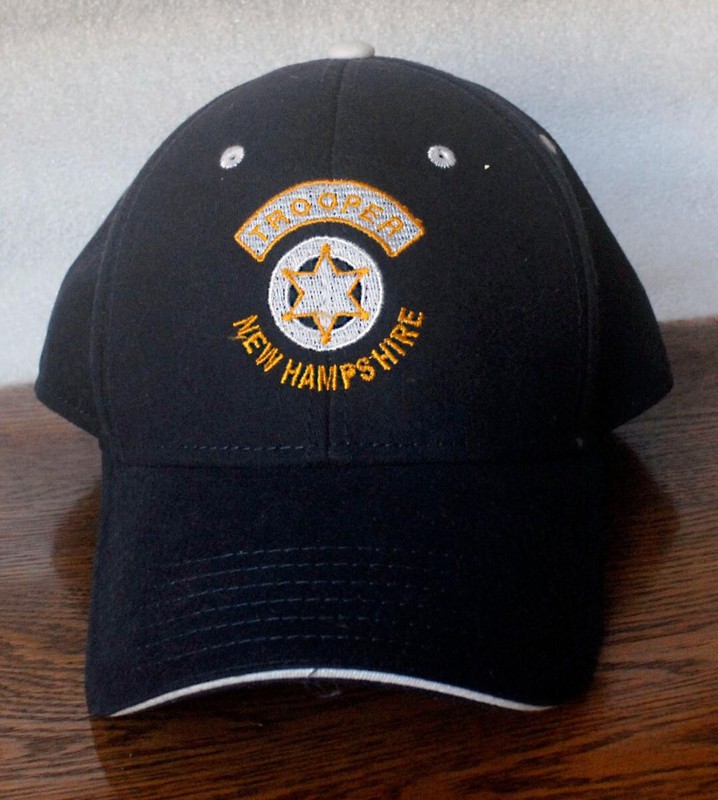 NEW HAMPSHIRE TROOPER dark navy blue hat cap adjustable POLICE