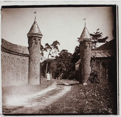 Eingang Eines Schlosses Tours Foto Platte Stereo Vintage