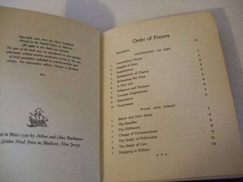 Doctor Johnson's Prayers. Harper, 1947. Samuel Johnson the Lexicographer - Picture 8 of 11