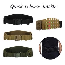 Men's Tactical Military Widening Belt Outdoor Molle Accessory Bag Hanging Belt