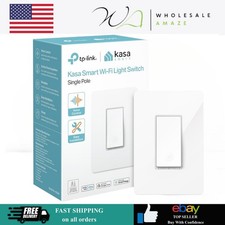 Kasa Smart Light Switch HS200 Single Pole   Wi-Fi Enabled   Works with Google