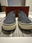 Vintage Vans X J. Crew Classic Slip-on Washed Blue Canvas US Sz 10 — photo 3