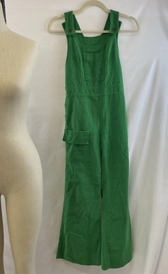 Vintage Green Jumpsuit / Overalls Luv It Brand Fits Like XS / XXS
