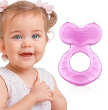 Nuby Teethe-eez souple en silicone | Anneau de dentition en silicone avec...