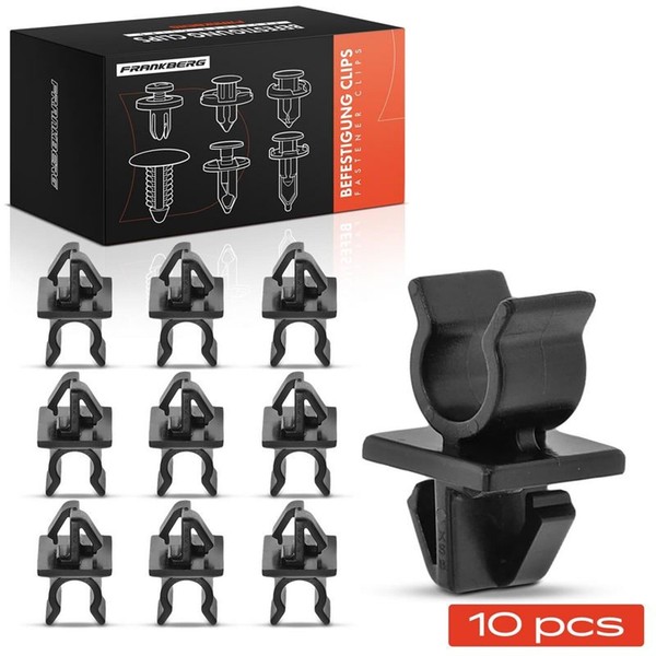 Frankberg 10X NYLON-CLIP Schwarz Motorhaube Passend FüR Mazda 3 6 CX-3 CX-5 CX-7-image