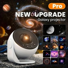 Neu PRO Planetarium Galaxie Projektor 4K HD rotierender Sternenhimmel Nachtlicht Bett