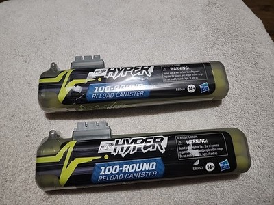 NERF Hyper 100-Round Reload Refill Canisters for Nerf Hyper Blasters Set of 2