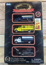Rare EXCITE - Die Cast Metal - FORD MOTORS Service Trucks. 1:87 Set Of 4