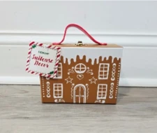 Target Bullseye Playground Christmas 2025 Suitcase Decor Box - Gingerbread
