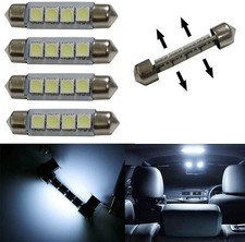 4 Double Side 8-smd 1.72 578 211-2 Led Bulbs For Car Interior Map Dome Lights