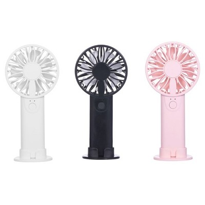 Mini Fan Desk Fans AA Battery Operated Personal Fan Rechargeable