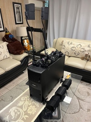 BOSE Acoustimass 10 series IV Home Entertainment System w/Front Stands Cables ++