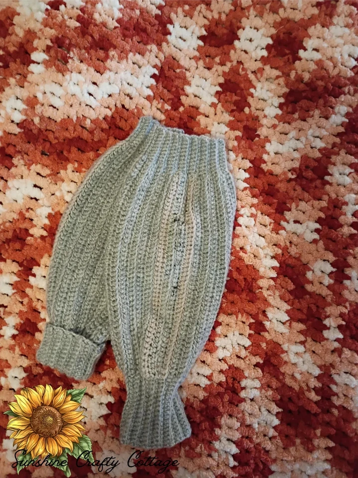Cozy Tweed Dreams Baby Set in Gray (6-9 Months), Crochet - Image 3 of 4