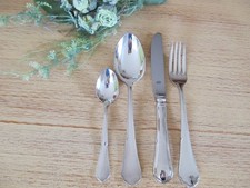 BSF English Royal Chippendale 4 tlg. Menübesteck Tafelbesteck 90 Silber