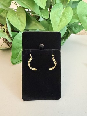 Vintage 14K Gelbgold massiv Gold Ohrhänger