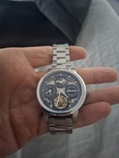 Ingersoll the Jazz Men's Automatic Moonphase Watch 42mm Skeleton Dial.