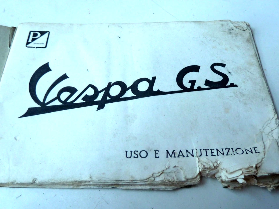 VESPA GS piaggio  – Manuale uso e manutenzione ORIGINALE!! - Immagine 2 di 4