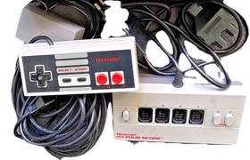NES ORIGINAL NINTENDO KONSOLE - KOMPLETT+NES  3 SP-NODUL*MARIO,TETRIS+WORLD CUP