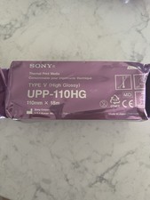 Sony Thermal Print Media Paper Typ V (wysoki połysk) / (110mm X 18m) Opakowanie 10 szt.