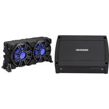 Kicker 51MWLE104 - MWE 10-Inch Loaded Premium Marine Sub Encl w/ Passive Radi...