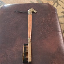 Vintage Decorative Collectible Brush with Horse Head Handle Unique Home Decor