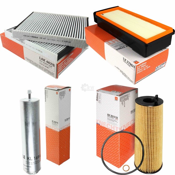 Mahle Kraftstoff KL 169/4D Innenraum LAK 467/S Luft LX 2796/1 ÖLfilter OX 361/4D-image