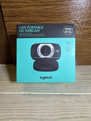 Logitech C615 Portable HD Webcam 1080p 30fps Autofocus - Black -Brand NEW SEALED