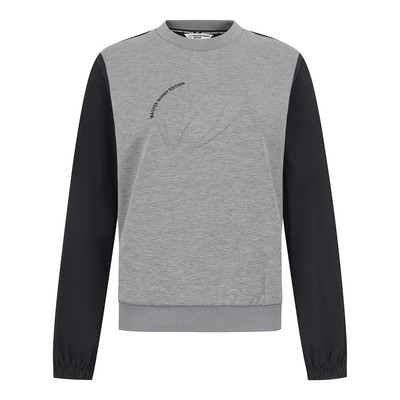 MASTER BUNNY EDITION Womens Embossed Symbol Texture Block String T-Shirt 