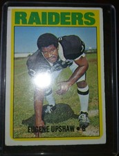 1972 Topps - Oakland/Vegas Raiders Eugene Upshaw #186 (RC)