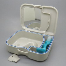 Leakproof Denture Case Soaking Cup False Teeth Container Box Retainer Mouthguard