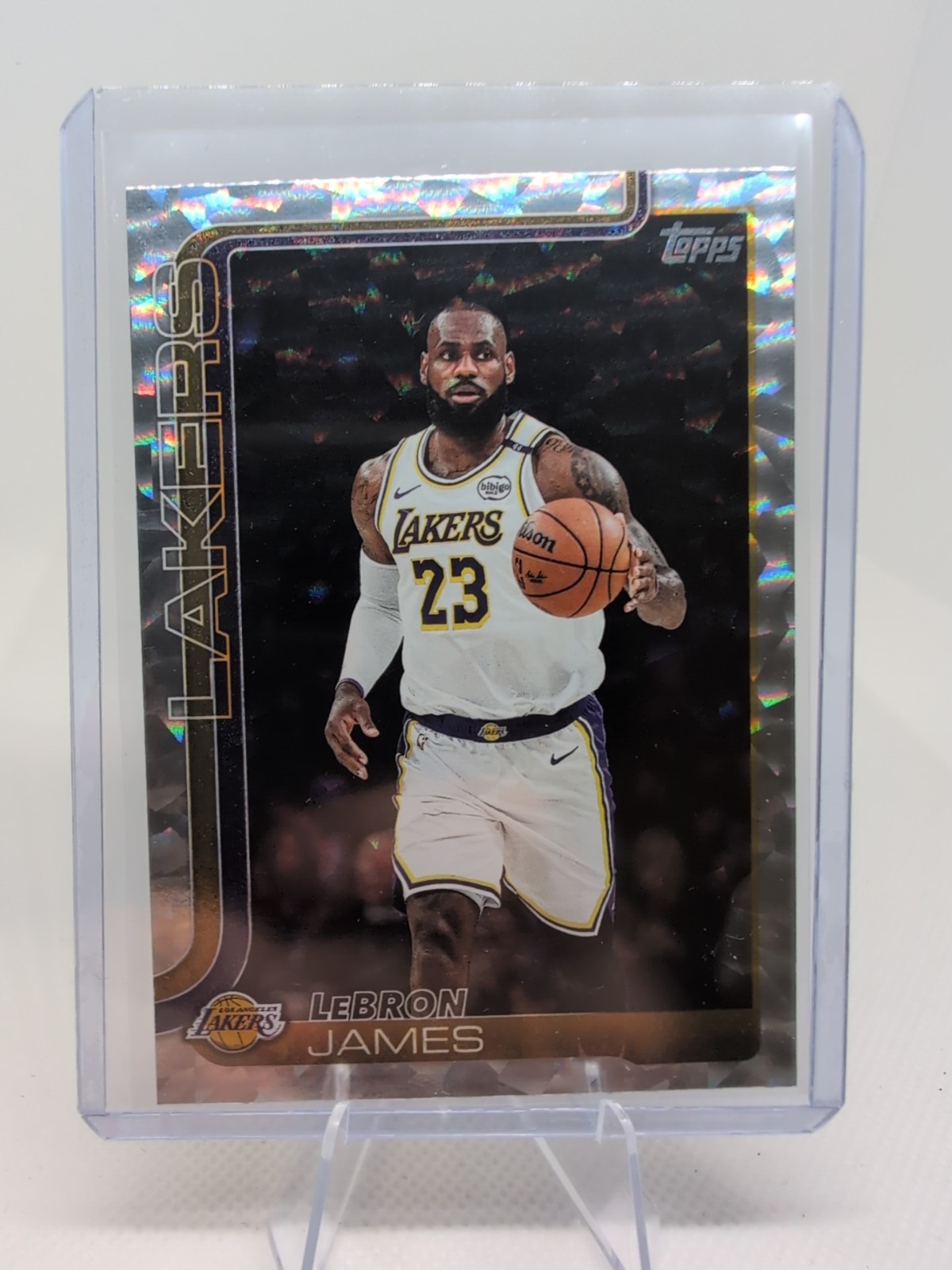 2025-26 Topps - LeBron James #150 Crackleboard Foil