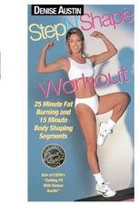 STEP N' SHAPE WORKOUT: 25 MIN FAT BURN AND 15 MIN BODY SHAPE (DVD) DENISE AUSTIN