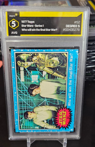1977 Topps Star Wars #50 Rebel leaders wonder about their fate! — PSA 5