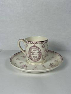 Tazza e piattino Marthasville Atlanta '42 Jones McDuffee Stratton Casa del tesoro