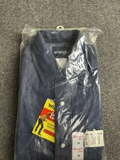 NWT Wrangler Long Sleeve Shirt Mens Medium Western Pearl Snap Cowboy Cut 70127