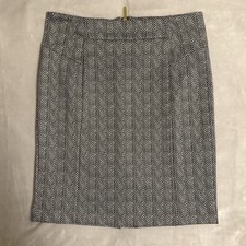 MICHAEL Michael Kors Women s Herringbone Pencil Skirt Black And White Size 8