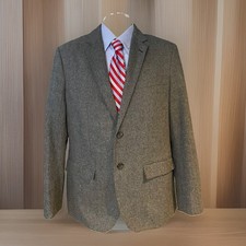Banana Republic Tailored Slim Fit Gray Sport Coat Blazer 42R Whool Blend