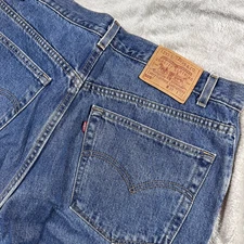 Vintage Levis Jeans Mens 38x32 (36x32) Blue 505 Regular Straight 90s USA Made