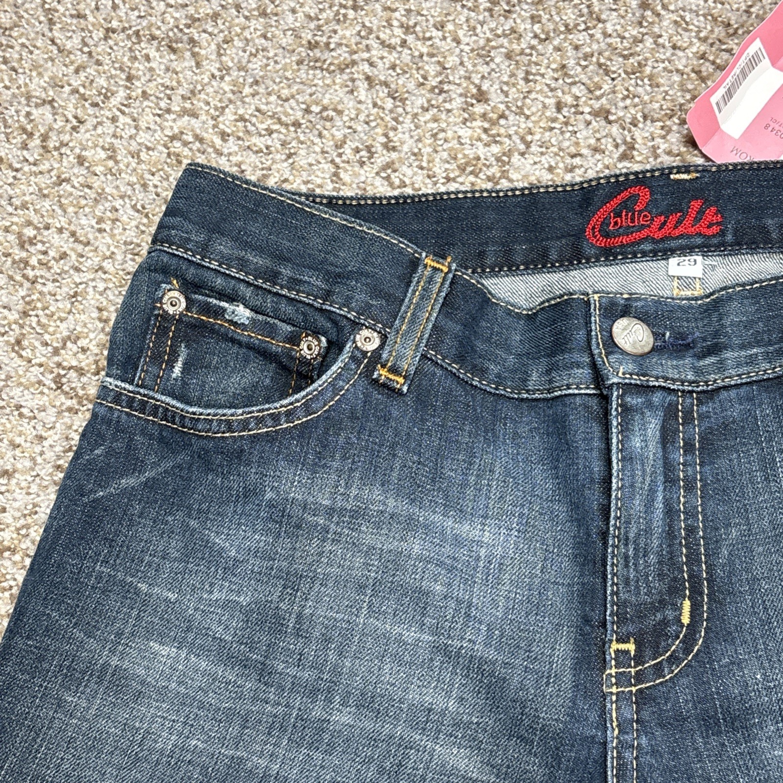 New Blue Cult Jeans Womens 29 Dark Wash Flared Vtg Fits 30 X 32 Nordstroms - View 3